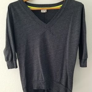 Full tilt grey mid sleeve top
